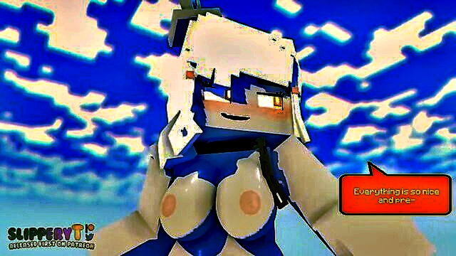 60 fps, minecraft, cartoon - high quality minecraft cartoon featuring a horse farm