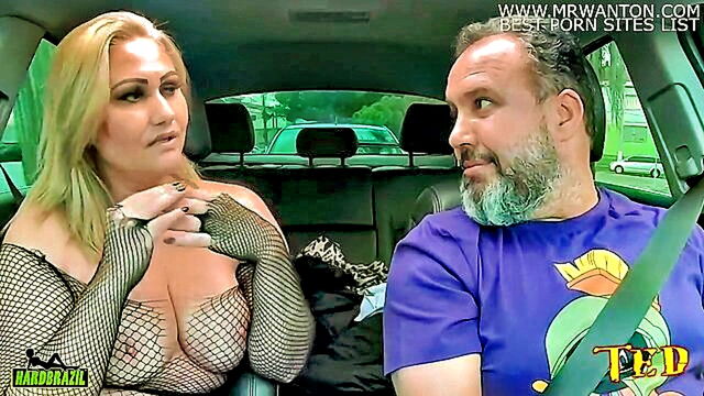andressa sanchez strips down to sexy lingerie and shows off big assets in car : HARDBRAZIL