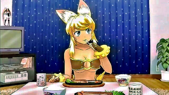 cartoon, teen, creampie - mind blowing sexual encounter with a young anime character in liru 1