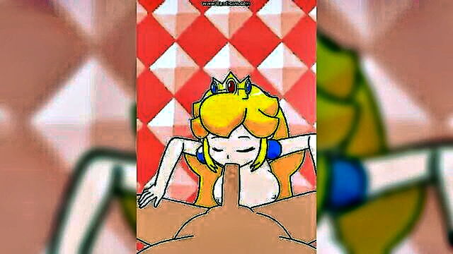 Princess - daisy and peach from nintendo get intimate in hd video