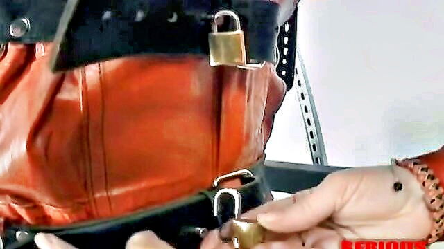 handjob, toys, fetish - greenhorn bound and milked in straitjacket bdsm contraption   exclusive hd video at bdsmxtube