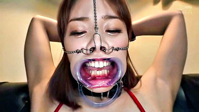 japanese, censored, asian - censored scene of asian masochist with deep penetration and nipple