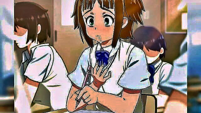 toys, big tits, censored - cartoon schooling asian babe learns the ropes of hentai porn