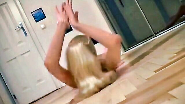 skinny and flexible this ballerina takes on multiple partners in an intense group sex session : Bang