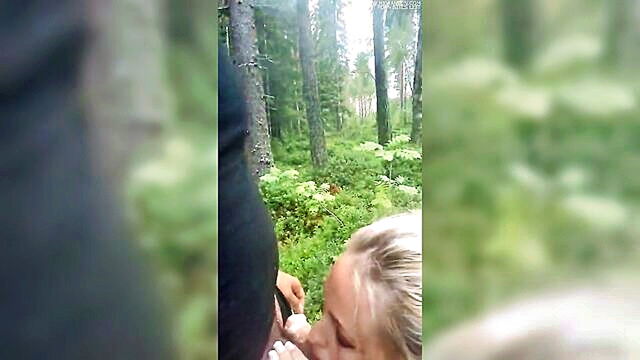 swedish, amateur, blonde - romantic swedish couple enjoys outdoor cuckoldry with a 60 fps twist