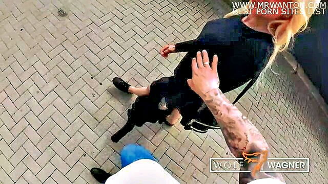 Fit XXX Sandy - harleen van hynten berlins inked milf enjoys a stimulating ride with wolf wagner in public WOLF WAGNER COM