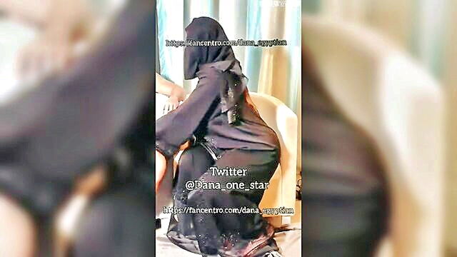 Dana - sexy dana shows off her massive boobs and big ass in homemade arab video