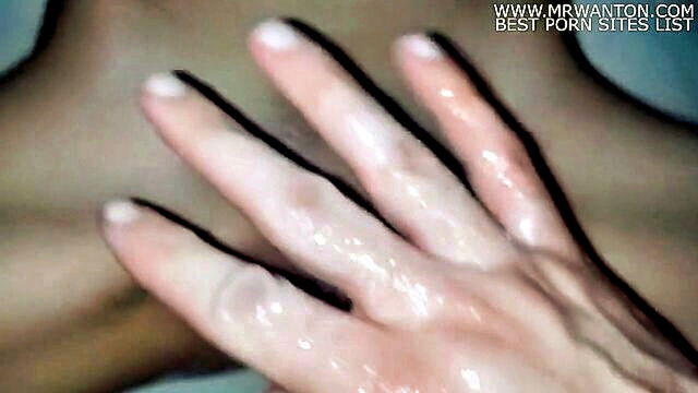amateur, gaping, fisting - amateur couple explores fisting and handjobs in missionary position