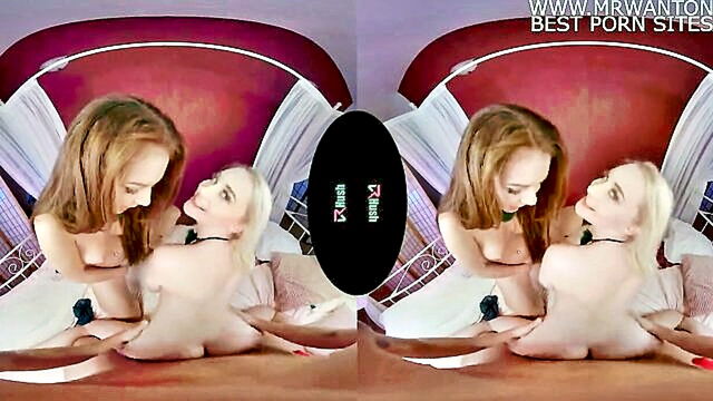 Marilyn Sugar, Mila Fox, Marilyn - experience a naughty christmas threesome with marilyn sugar and mila fox featuring a pov perspective and vr technology VRHush