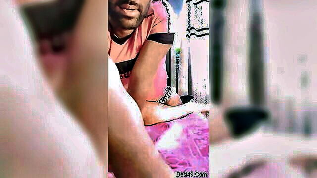 facial, doggy style, indian - amateur indian couple explores wild sexual positions and activities