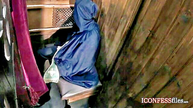 Alyssa Divine - african police officer alyssa divine gives a priest a handjob and blowjob in confession Private