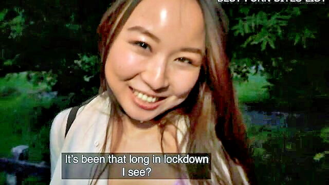 outdoor asian dude offers money for a blowjob from a babe : Fake Hub