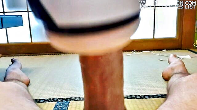 toys, japanese, amateur - amateur japanese guy enjoys a loud blowjob from a hardcore sex toy enthusiast