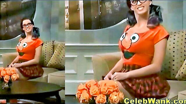 Katy Perry - mother id like to fuck famous katy perrys bouncing breasts Cleavage