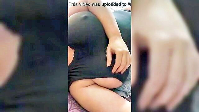solo, boobs, tits - unintentional revealing solo session with fresh shirt exposing breasts