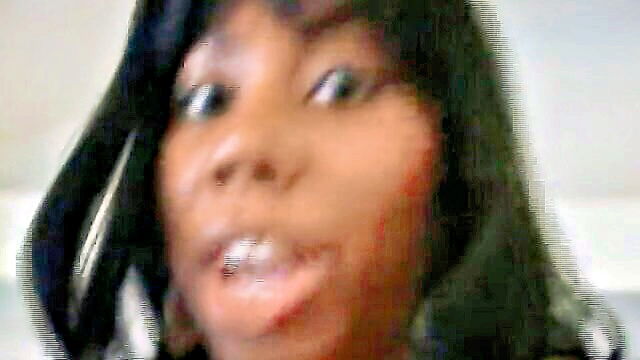Lacey Duvalle, Candace Von - big busty ebony gives a satisfying blowjob
