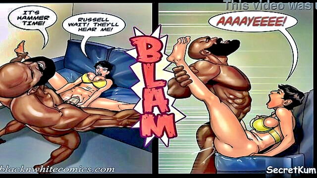 amateur art student with a big butt gets pounded by a black man in hd : Pawg