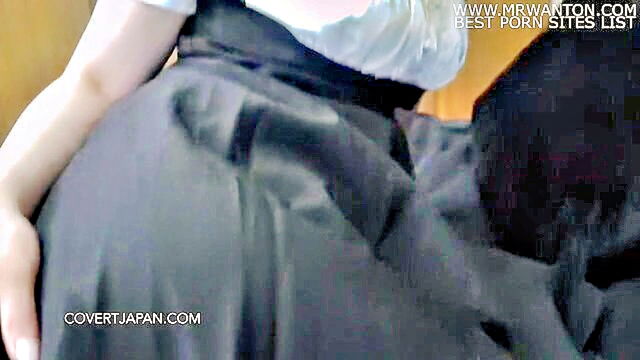 Covert Japan - interracial pov with asian maid mao and her sensual cleaning service cosplay