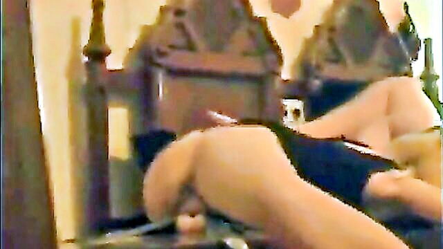 milf, toys, wife - i spy on my wife while she pleasures herself with a vibrator and gives me a satisfying blowjob