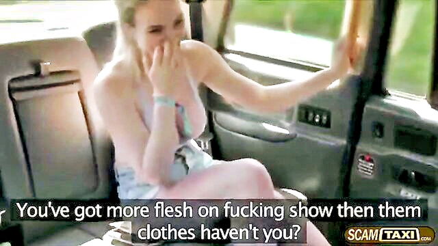 hot london taxi driver picks up a sexy passenger and has sex with her : Bang