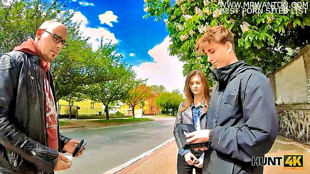 Adelle Unicorn - a 19 year old teen sells his girlfriends sexuality for cash in a hd video with an amateur cuckold theme Hunt 4K