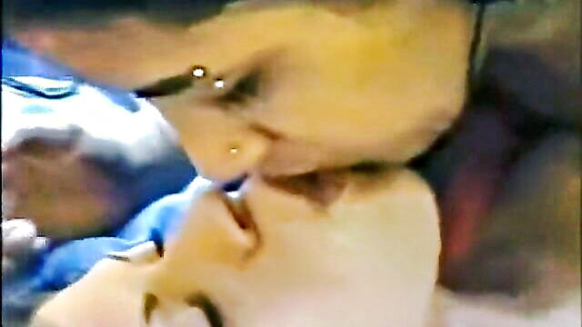 lesbian, latina, indian - hot south asian girls engage in lesbian kissing and tit play