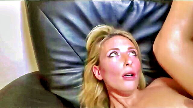 french, blonde, anal - blonde french milf enjoys anal and blowjob