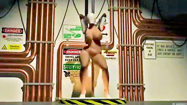 hentai, sexy, cartoon - sizzling hentai action with a sexy humanoid robot getting it on with a cartoon character