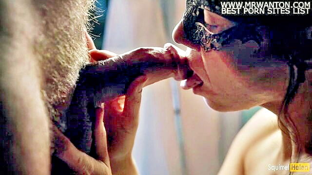 a man with a large penis receives oral sex and facial from his partner : Kink