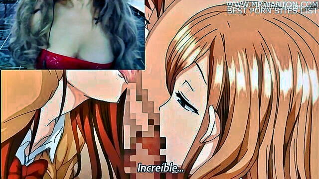Melinamx - three women seduce and have sex with an unsuspecting man in a spanish language hentai video