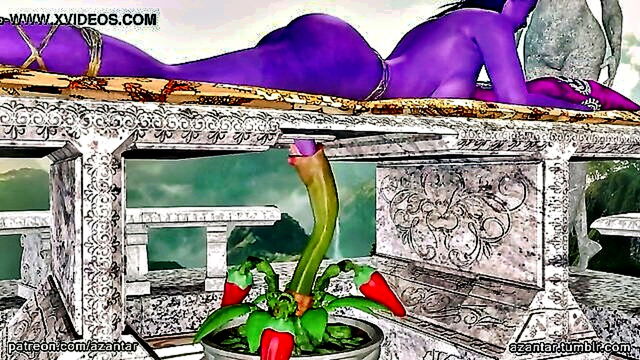 get ready for some mind blowing tentacle action with art plant and his friends! : Futanari