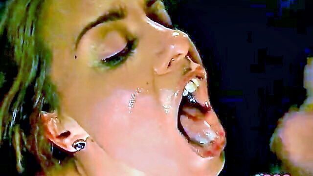 big titted german beauty gets covered in cum in wild orgy : German Goo Girls