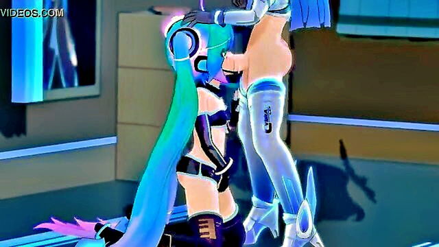 experience the tantalizing fusion of hentai and futanari in mikus sensual anime adventure : Futanari