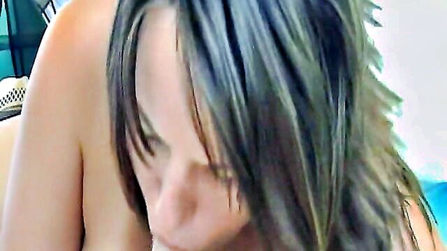 brunette, blowjob, amateur - cumshot inside a tent german amateur couples wild ride