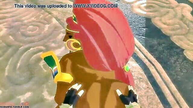 tattoo, romantic, cartoon - link and urbosas romantic encounter in erotic 3d cartoon animation