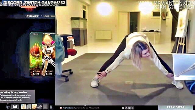 flashing, ass licking, boobs - twitch streamer accidentally exposes her breasts during a steamy live session resulting in multiple nip slips and arousing audience reactions