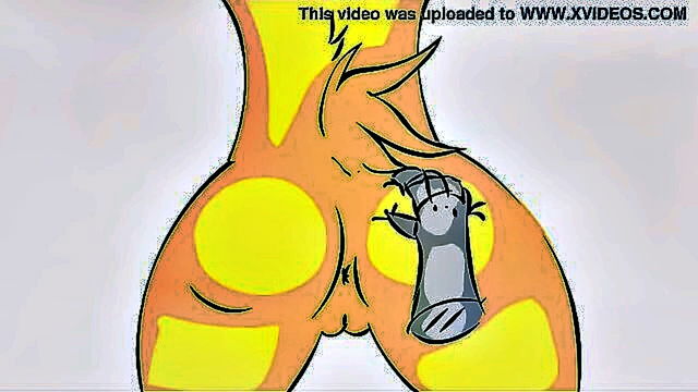 yiff, furry, hairy - chica receives special hairy treatment from foxy