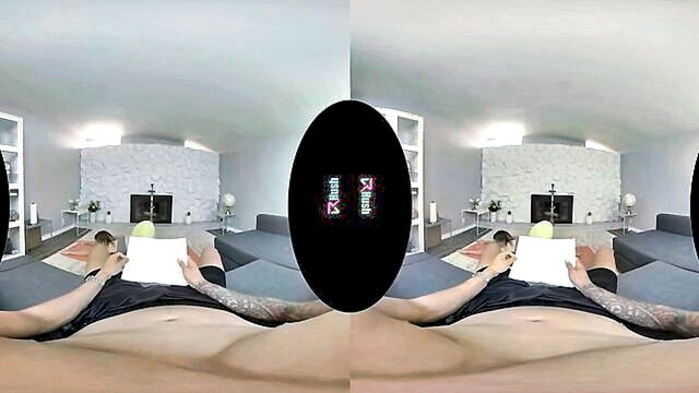 Katie Kush, Quinton James - virtual reality yoga instructor katie kush gets creampie in 180° viewing VRHush