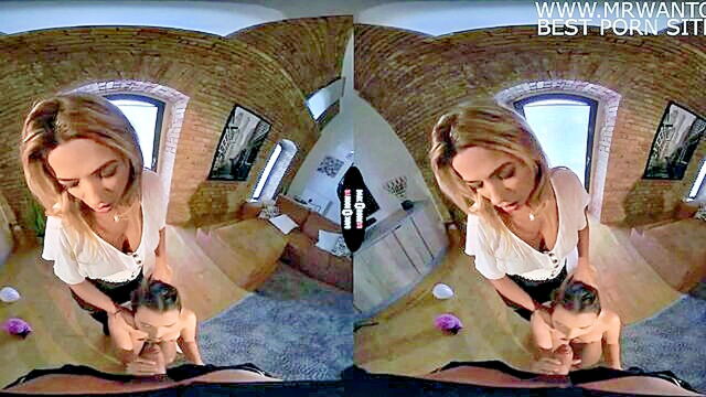 Shalina Devine - get lost in the dark a vr threesome experience with a secret twist Dark Room VR