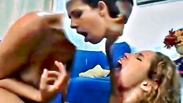 fetish, lesbian, brazilian - fetishized lesbian orgy with puking and deepthroats in brazil