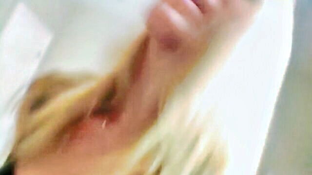 amateur blonde performs lapdance handjob and swallows cum : Facial Friends