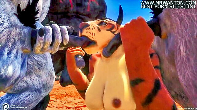 cartoon, hairy, orgy - unleashed orgy of animal inspired sex in animated game