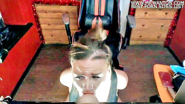 hard, deepthroat, toys - intense and rough deepthroating with toys and a dildo