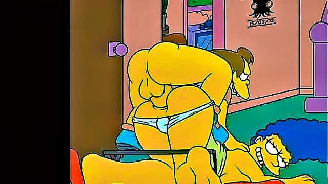 animation, cartoon, sound - animated marges naughty adventure with sound effects and gifs