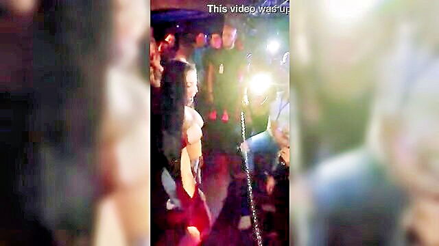venezolana, tetona, british - a voluptuous venezuelan woman performs a pole dancing routine at a british nightclub