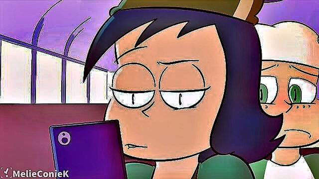 big tits, shemale, cartoon - jackie and jennas wild bus ride in animated porn