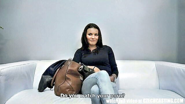 Vanessa Decker - hot brunette with big tits takes on masseur in steamy encounter Czech Casting