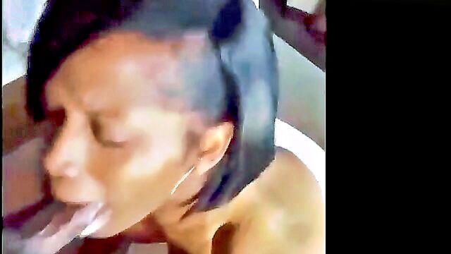 this girl knows how to give a sloppy blowjob and more : Angel