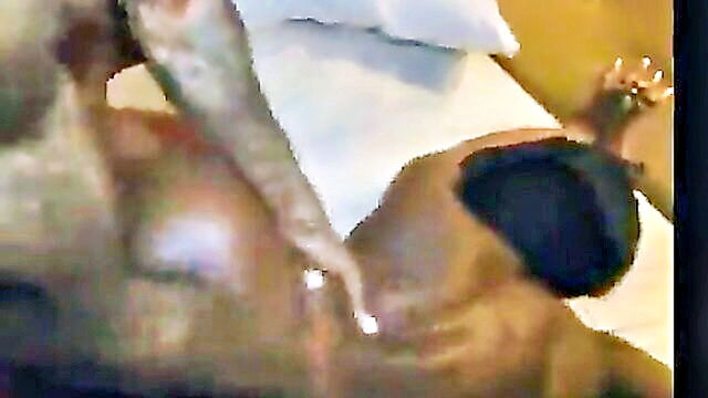 doggystyle, ass, ebony - from behind black cock drills ebony pussy in doggystyle