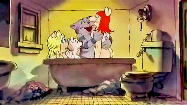 bath, orgy, cartoon - retro cartoon sex fritz the cats sensual bathing and orgy escapade